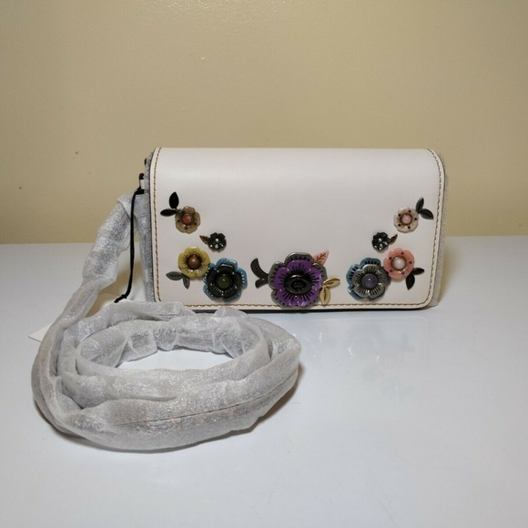Coach Handbags - Coach 1941 Dinky All Over Tea Rose Chalk Multi
